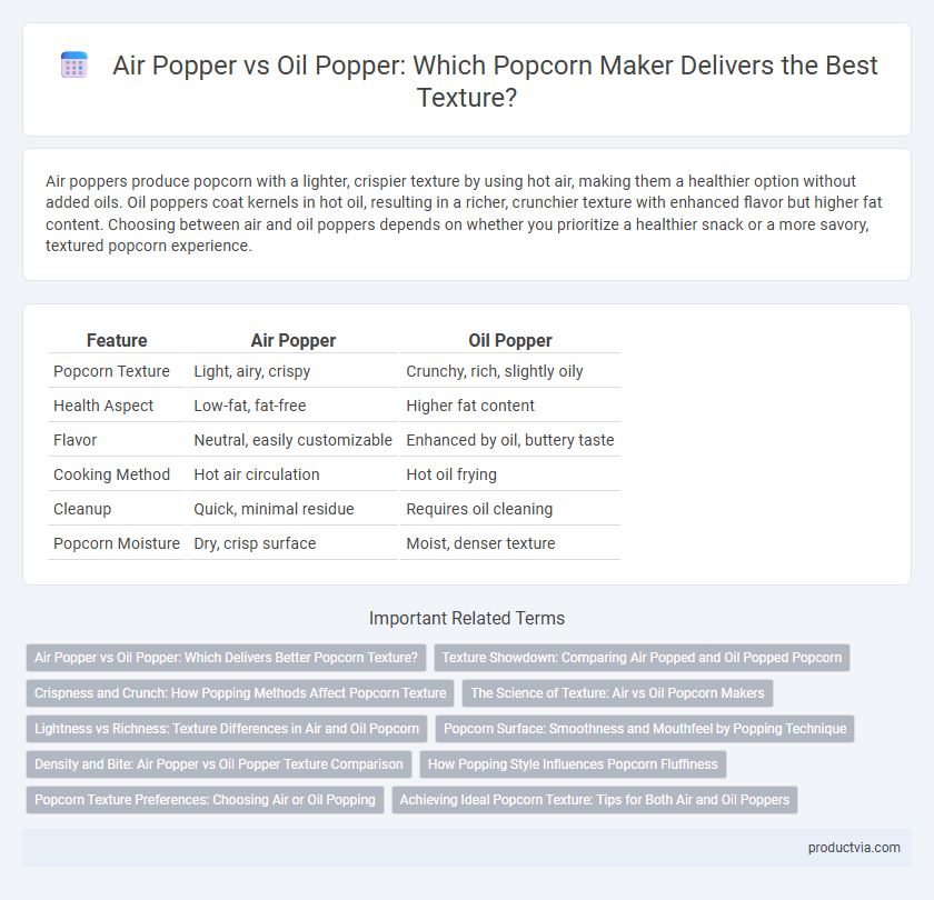 Air Popper vs Oil Popper: Which Popcorn Maker Delivers the Best Texture?