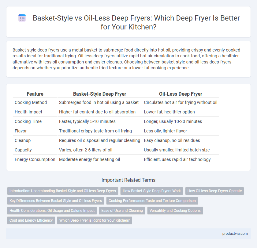 Basket-Style vs Oil-Less Deep Fryers: Which Deep Fryer Is Better for Your Kitchen?
