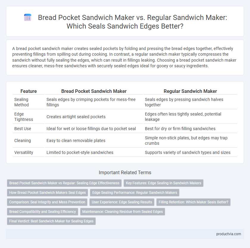 Bread Pocket Sandwich Maker vs. Regular Sandwich Maker: Which Seals Sandwich Edges Better?