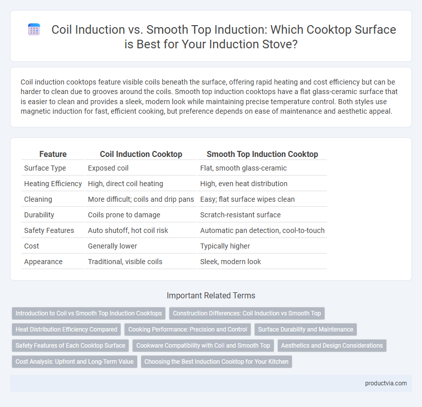 Coil Induction vs. Smooth Top Induction: Which Cooktop Surface is Best for Your Induction Stove?