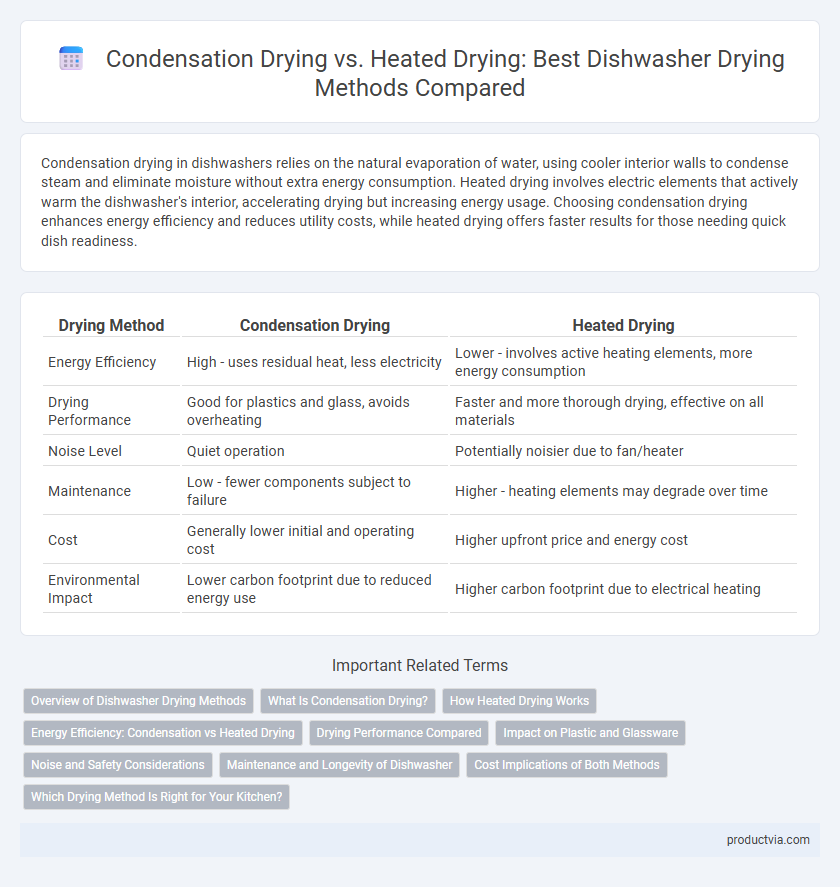 Condensation Drying vs. Heated Drying: Best Dishwasher Drying Methods Compared