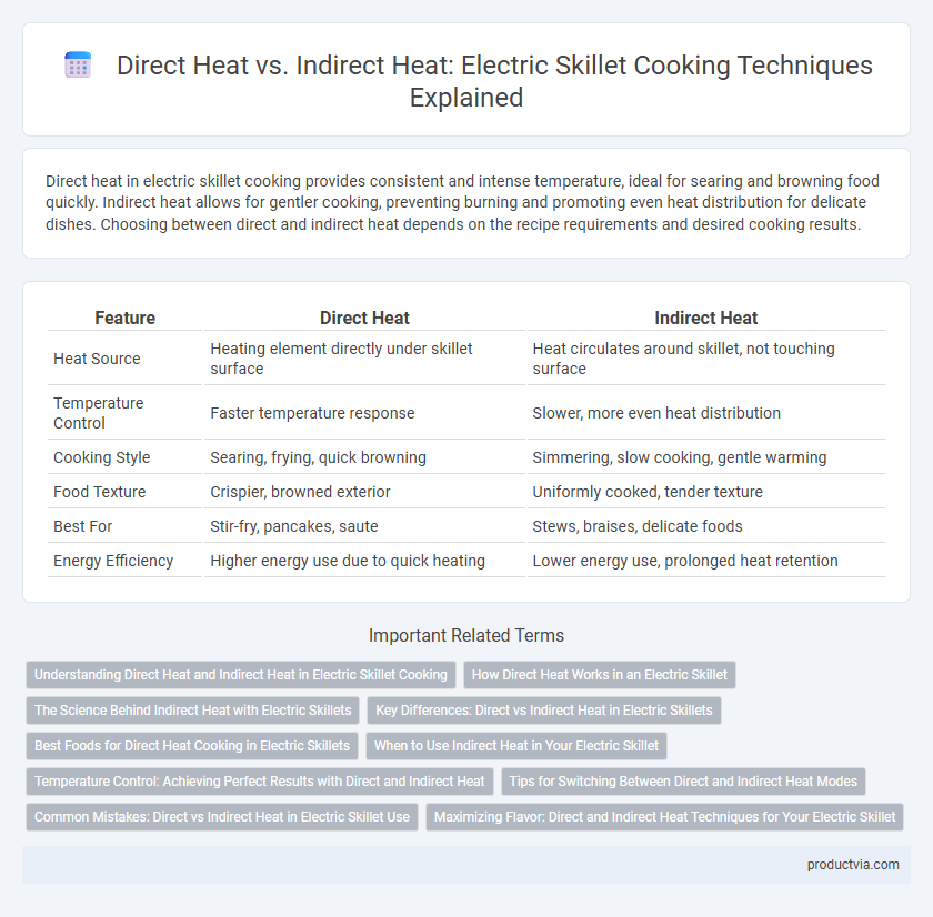 Direct Heat vs. Indirect Heat: Electric Skillet Cooking Techniques Explained