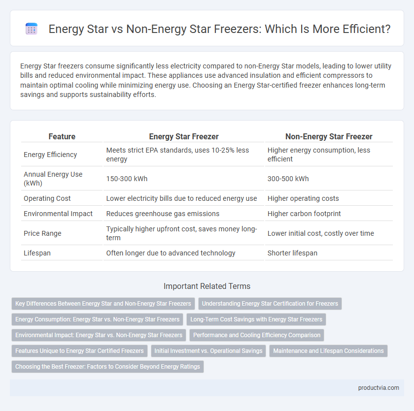 Energy Star vs Non-Energy Star Freezers: Which Is More Efficient?