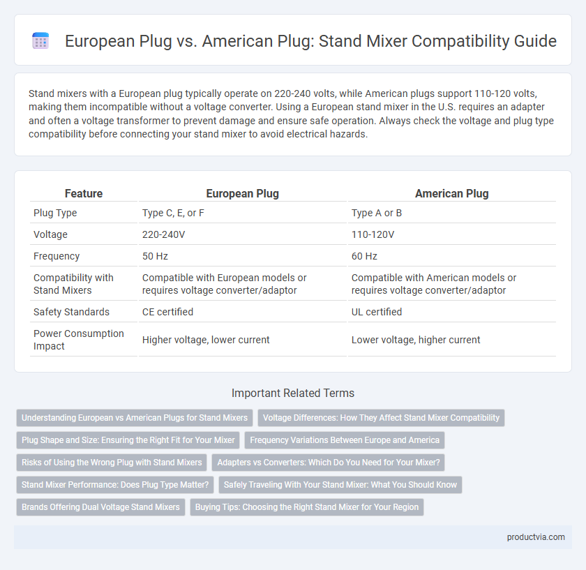 European Plug vs. American Plug: Stand Mixer Compatibility Guide