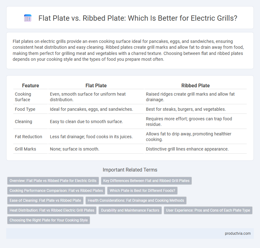 Flat Plate vs. Ribbed Plate: Which Is Better for Electric Grills?