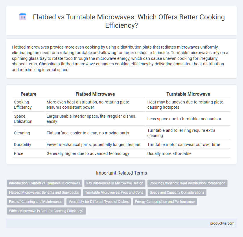 Flatbed vs Turntable Microwaves: Which Offers Better Cooking Efficiency?