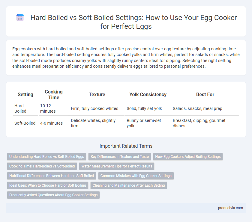Hard-Boiled vs Soft-Boiled Settings: How to Use Your Egg Cooker for Perfect Eggs