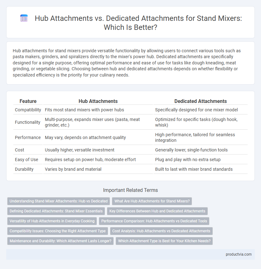Hub Attachments vs. Dedicated Attachments for Stand Mixers: Which Is Better?