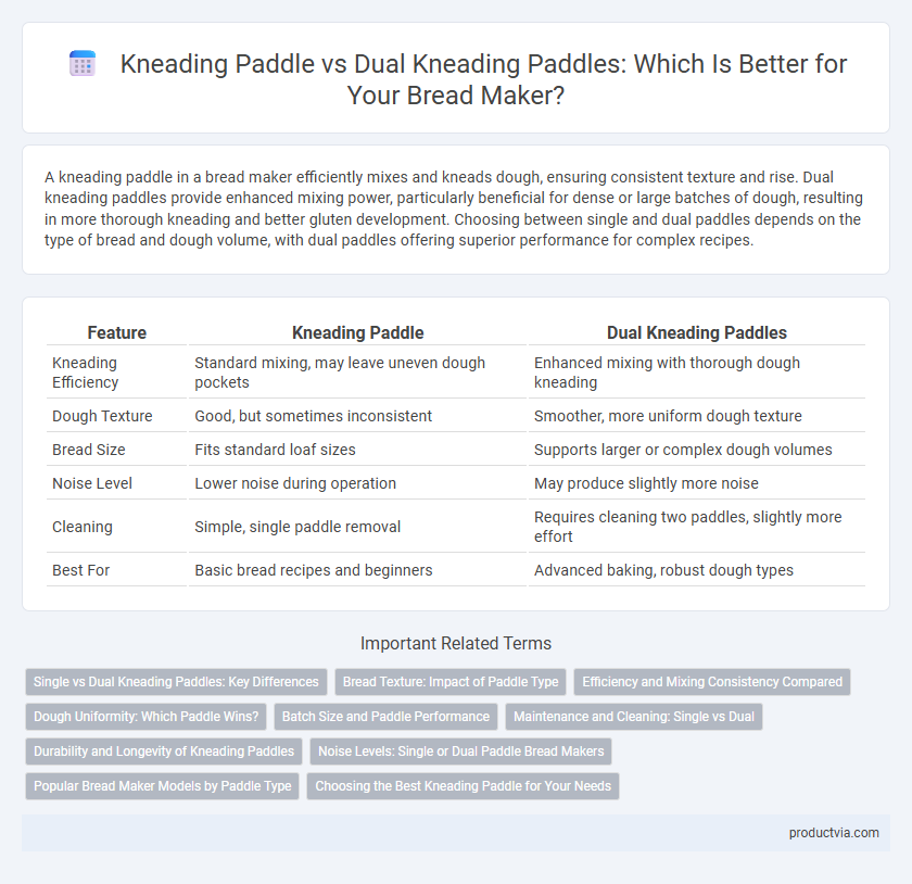 Kneading Paddle vs Dual Kneading Paddles: Which Is Better for Your Bread Maker?
