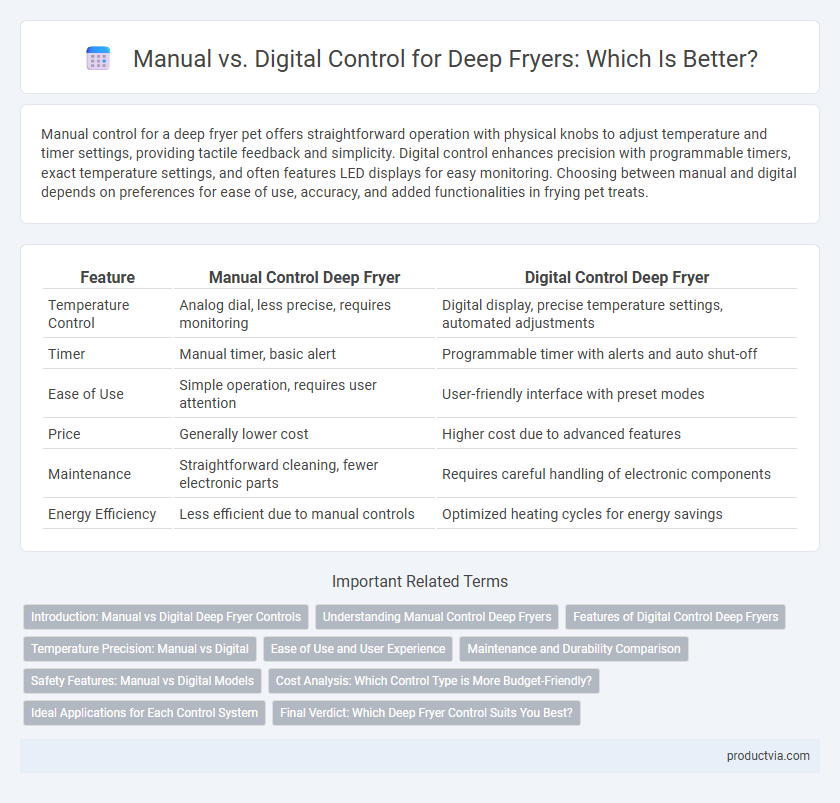 Manual vs. Digital Control for Deep Fryers: Which Is Better?