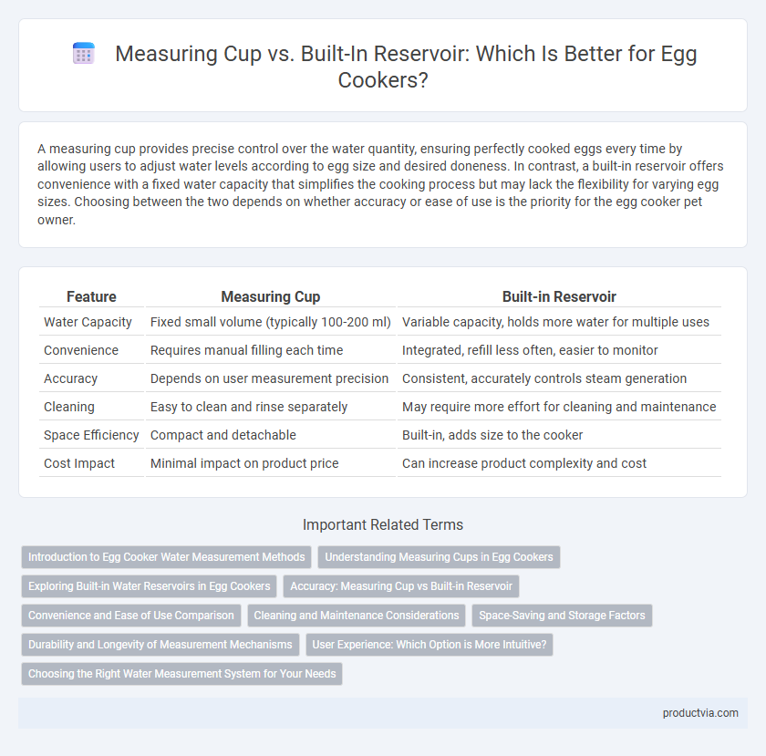 Measuring Cup vs. Built-In Reservoir: Which Is Better for Egg Cookers?