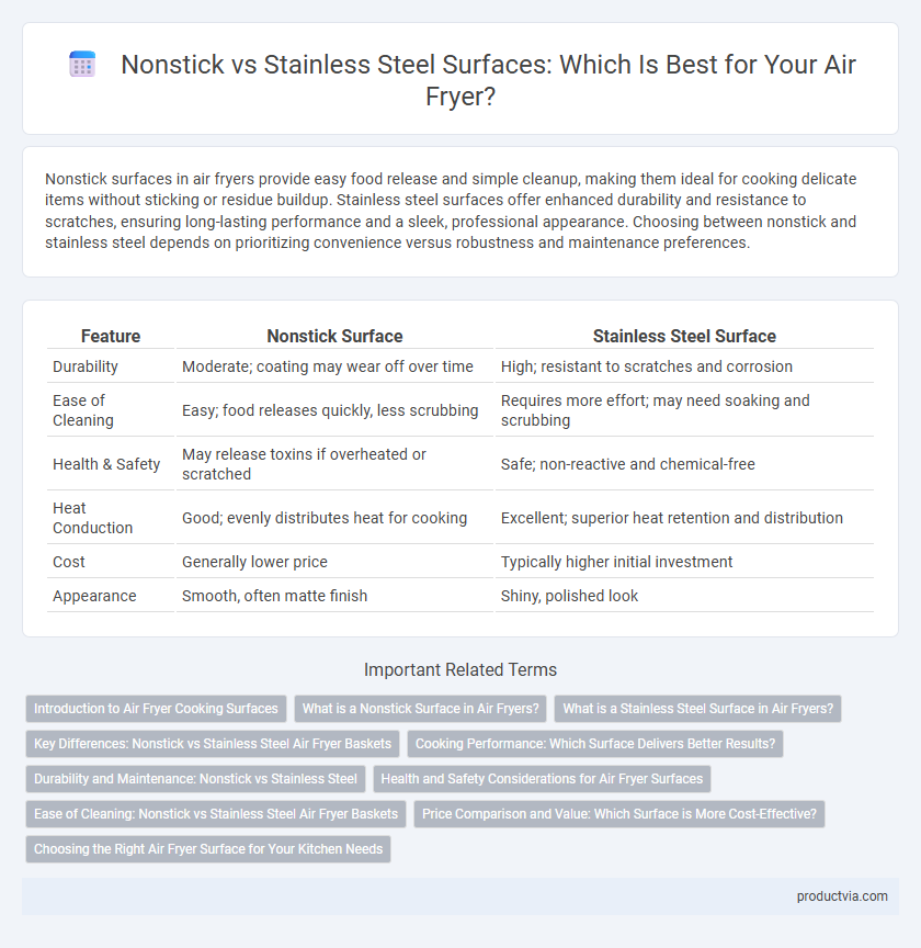 Nonstick vs Stainless Steel Surfaces: Which Is Best for Your Air Fryer?