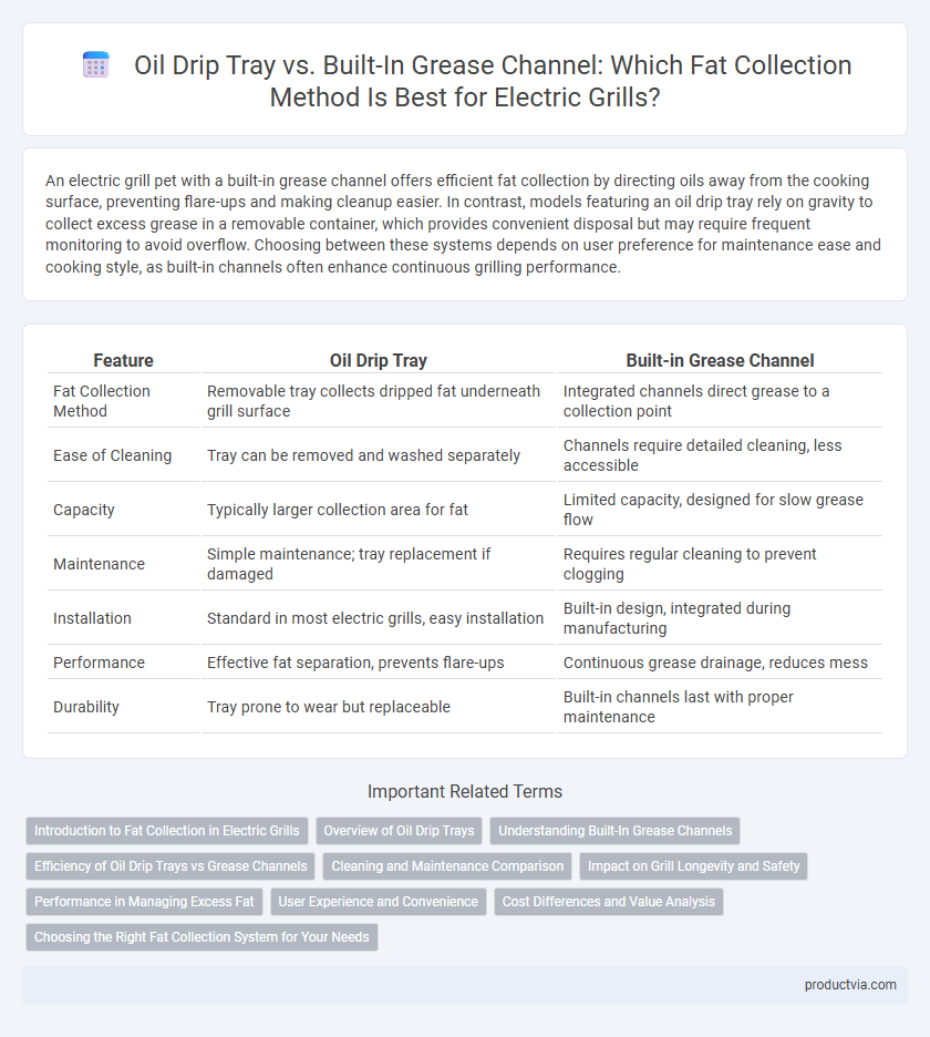 Oil Drip Tray vs. Built-In Grease Channel: Which Fat Collection Method Is Best for Electric Grills?
