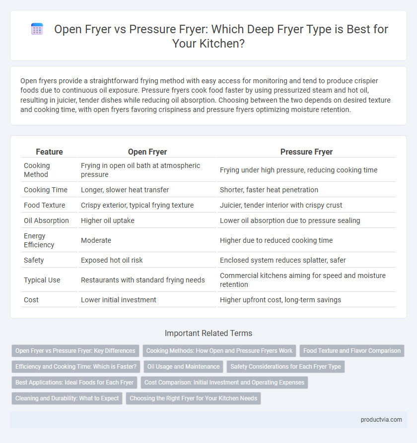 Open Fryer vs Pressure Fryer: Which Deep Fryer Type is Best for Your Kitchen?