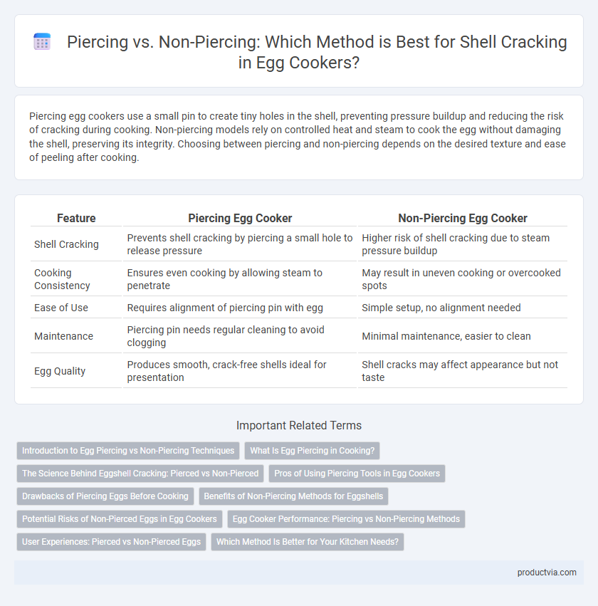 Piercing vs. Non-Piercing: Which Method is Best for Shell Cracking in Egg Cookers?