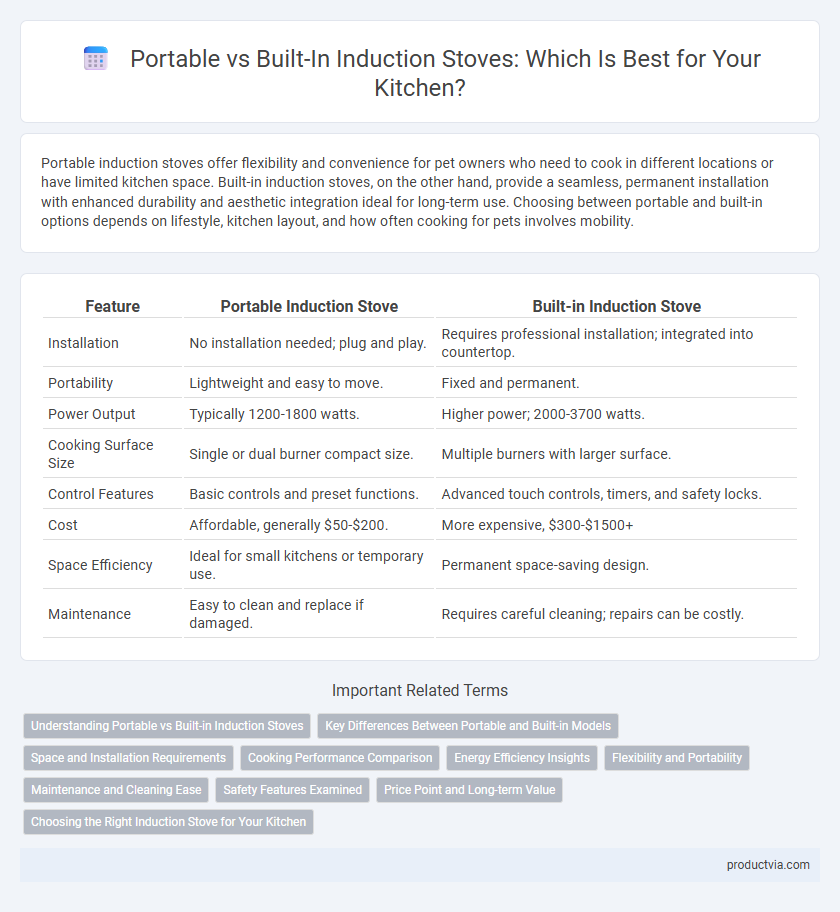 Portable vs Built-In Induction Stoves: Which Is Best for Your Kitchen?