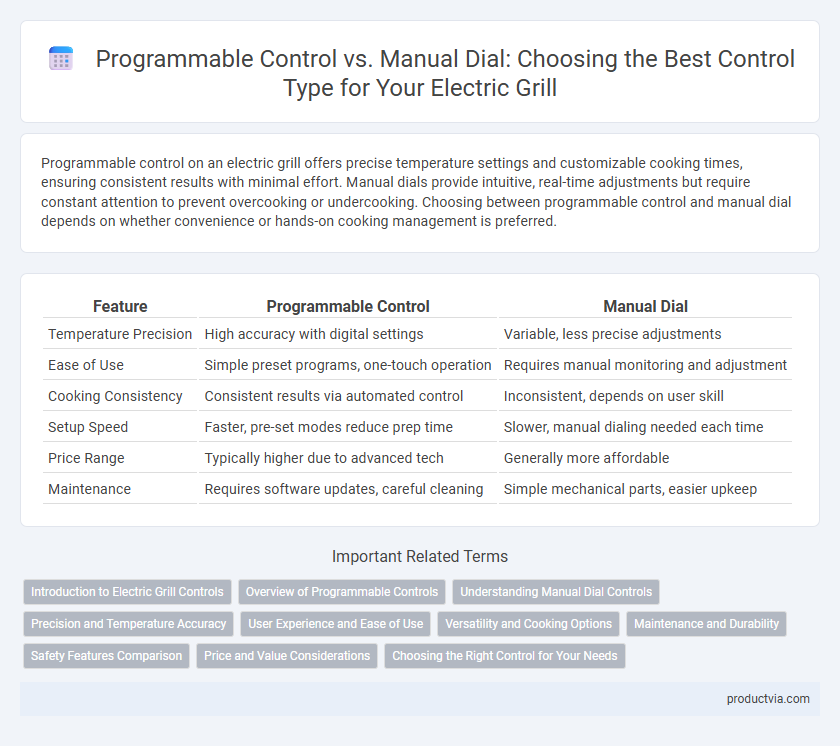 Programmable Control vs. Manual Dial: Choosing the Best Control Type for Your Electric Grill
