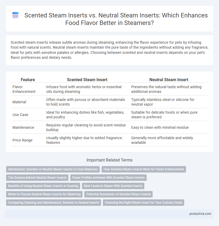Scented Steam Inserts vs. Neutral Steam Inserts: Which Enhances Food Flavor Better in Steamers?