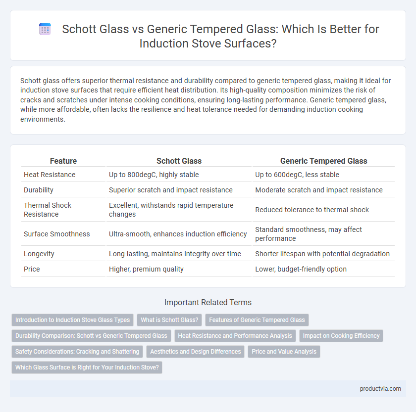 Schott Glass vs Generic Tempered Glass: Which Is Better for Induction Stove Surfaces?