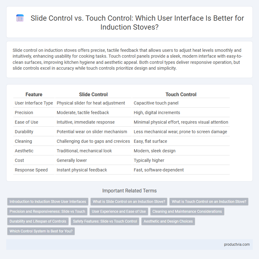 Slide Control vs. Touch Control: Which User Interface Is Better for Induction Stoves?