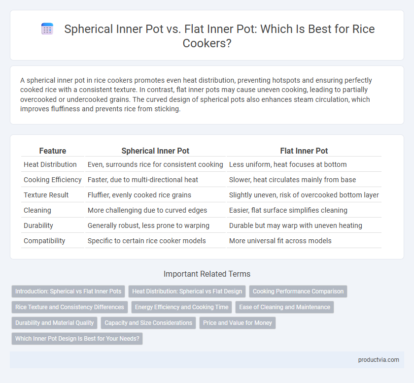 Spherical Inner Pot vs. Flat Inner Pot: Which Is Best for Rice Cookers?