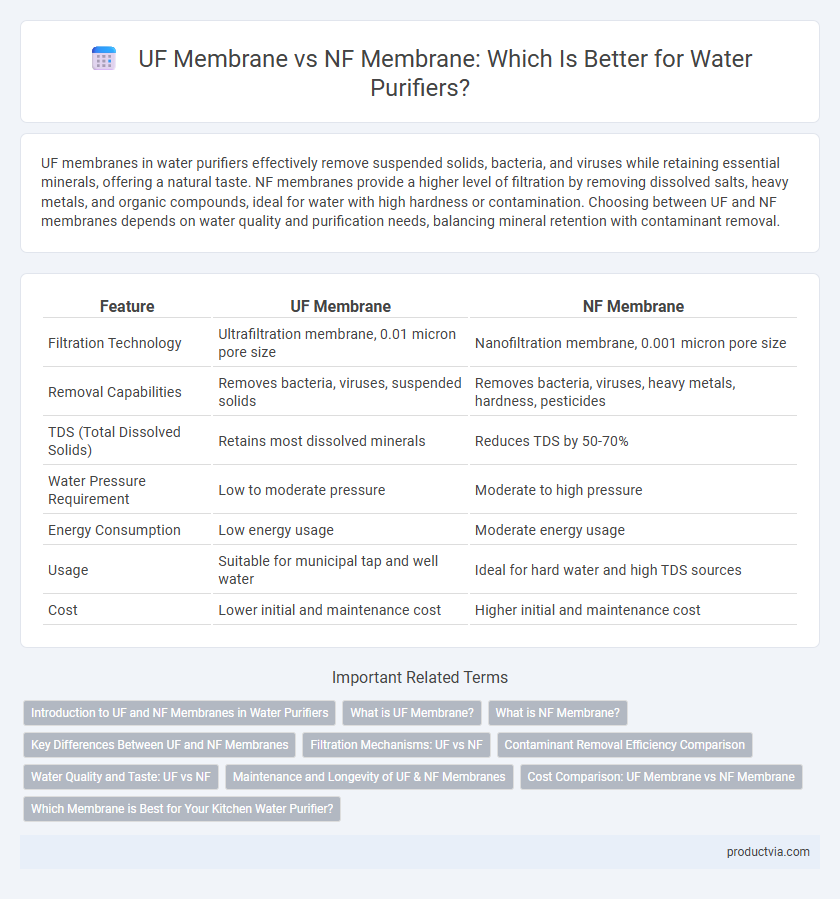 UF Membrane vs NF Membrane: Which Is Better for Water Purifiers?