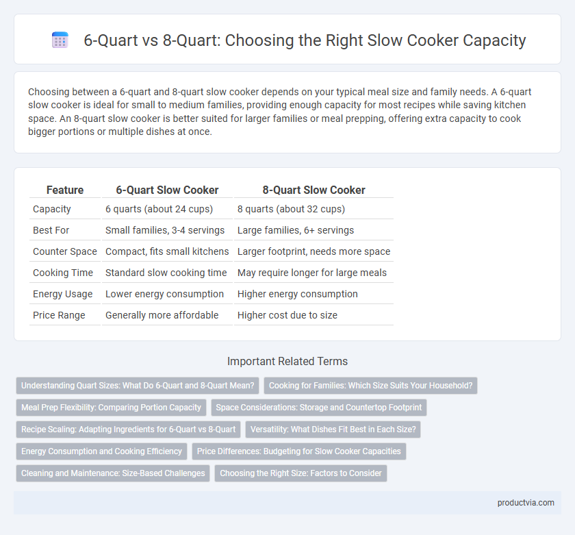 6-Quart vs 8-Quart: Choosing the Right Slow Cooker Capacity