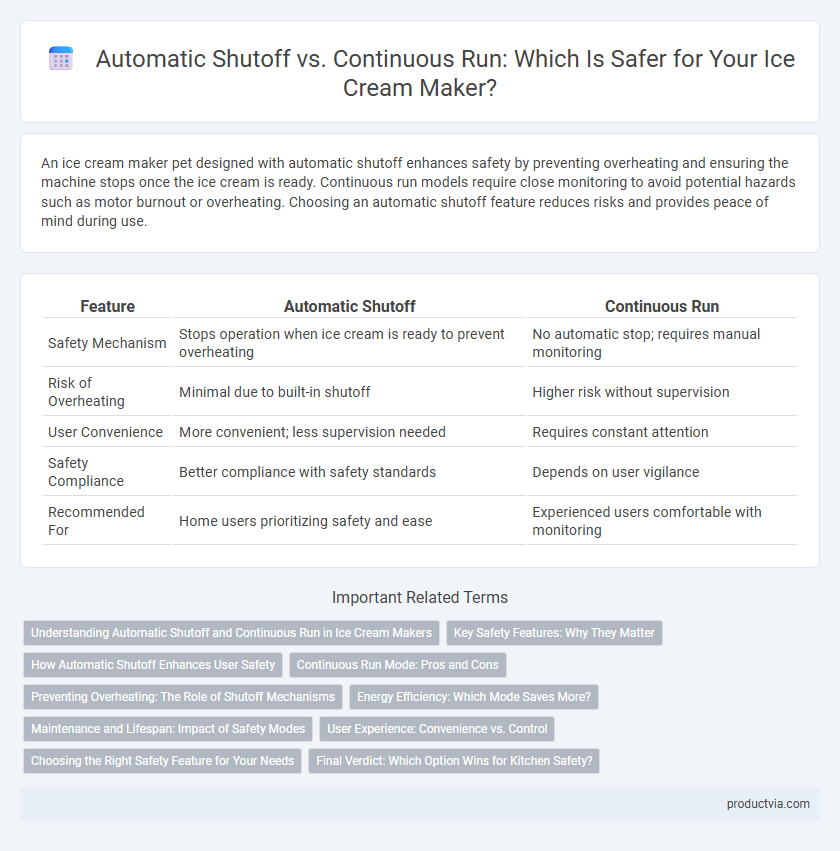 Automatic Shutoff vs. Continuous Run: Which Is Safer for Your Ice Cream Maker?