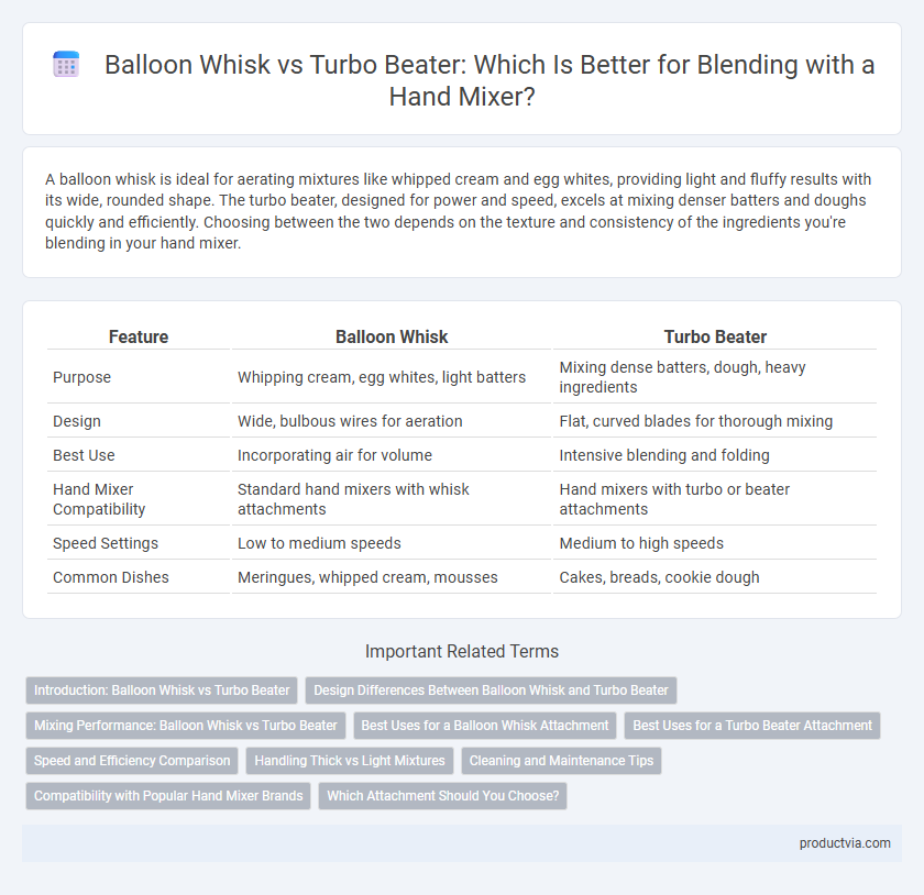 Balloon Whisk vs Turbo Beater: Which Is Better for Blending with a Hand Mixer?