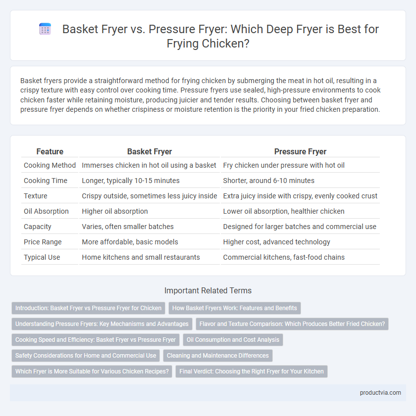Basket Fryer vs. Pressure Fryer: Which Deep Fryer is Best for Frying Chicken?