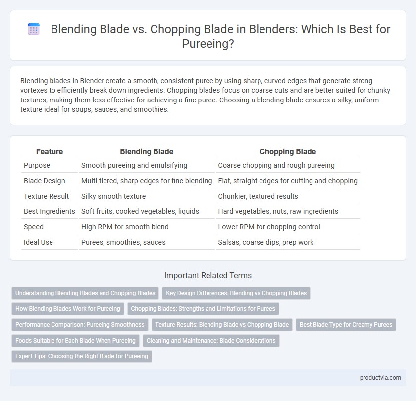 Blending Blade vs. Chopping Blade in Blenders: Which Is Best for Pureeing?