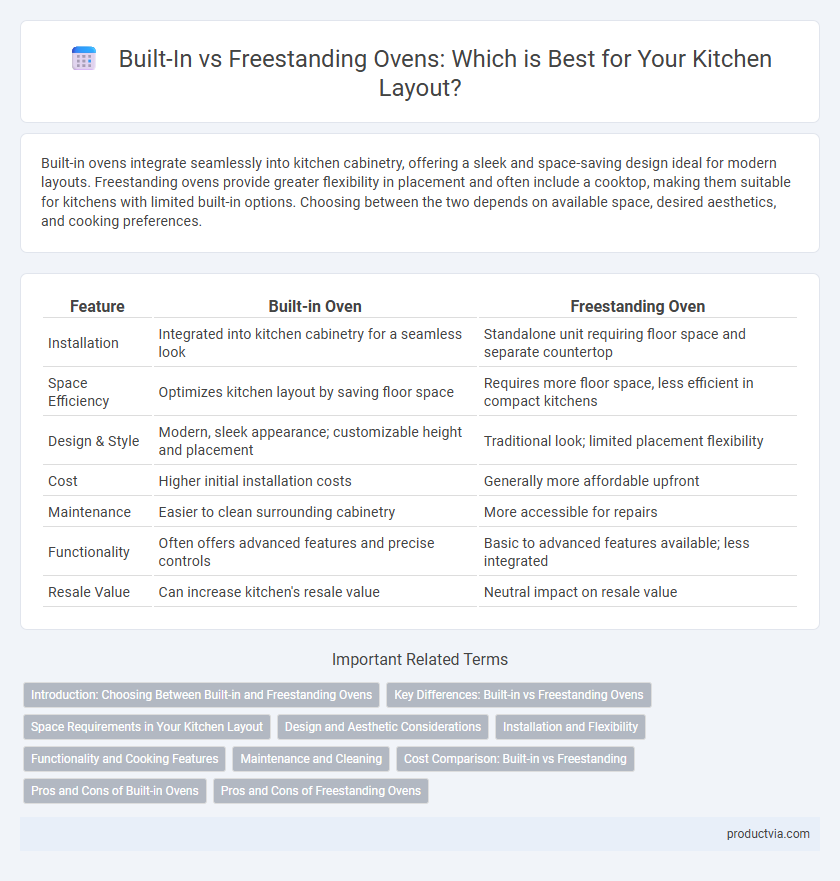 Built-In vs Freestanding Ovens: Which is Best for Your Kitchen Layout?