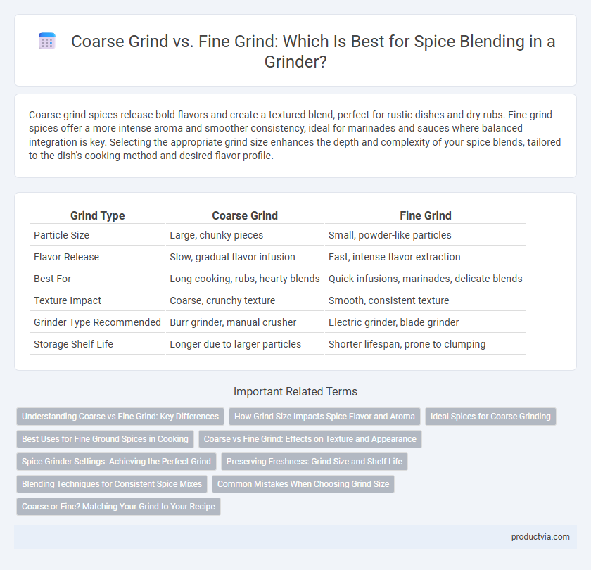 Coarse Grind vs. Fine Grind: Which Is Best for Spice Blending in a Grinder?