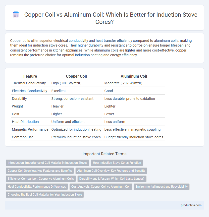 Copper Coil vs Aluminum Coil: Which Is Better for Induction Stove Cores?