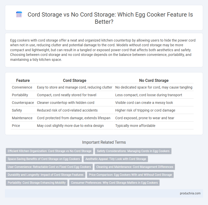 Cord Storage vs No Cord Storage: Which Egg Cooker Feature Is Better?