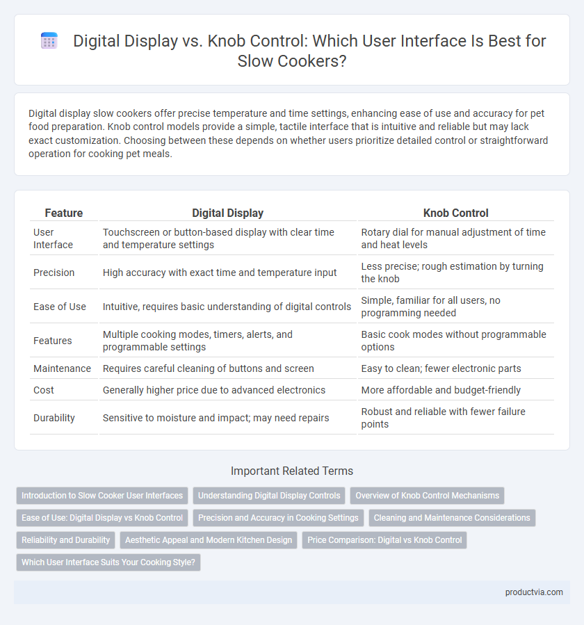 Digital Display vs. Knob Control: Which User Interface Is Best for Slow Cookers?