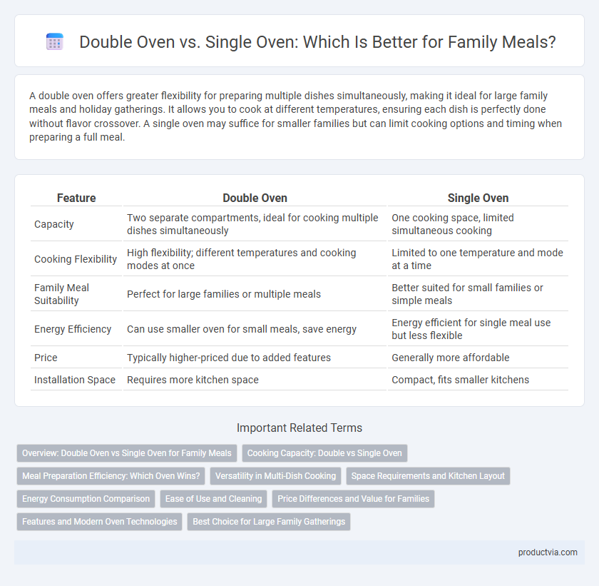 Double Oven vs. Single Oven: Which Is Better for Family Meals?