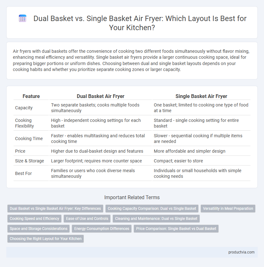 Dual Basket vs. Single Basket Air Fryer: Which Layout Is Best for Your Kitchen?