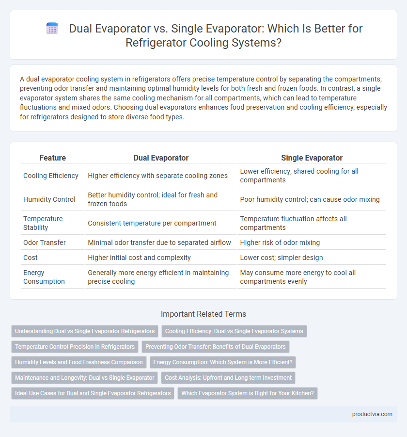 Dual Evaporator vs. Single Evaporator: Which Is Better for Refrigerator Cooling Systems?