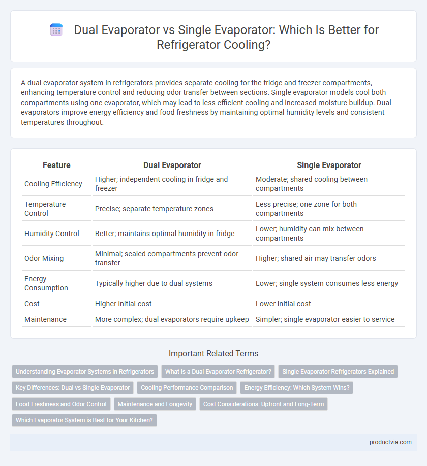 Dual Evaporator vs Single Evaporator: Which Is Better for Refrigerator Cooling?