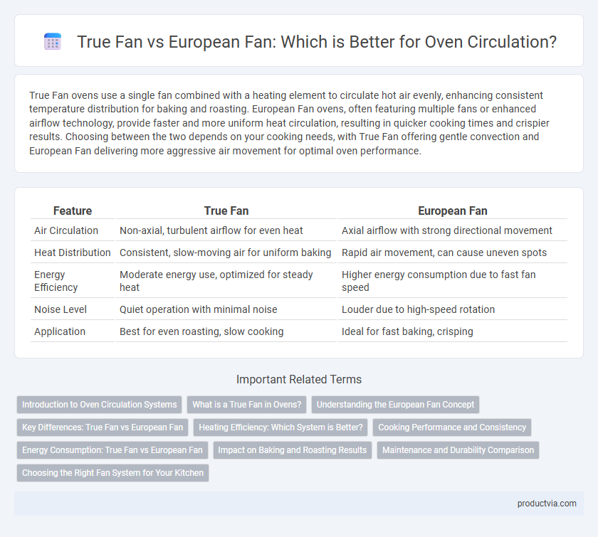 True Fan vs European Fan: Which is Better for Oven Circulation?