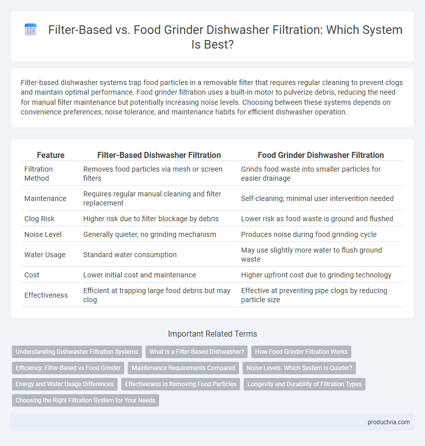 Filter-Based vs. Food Grinder Dishwasher Filtration: Which System Is Best?