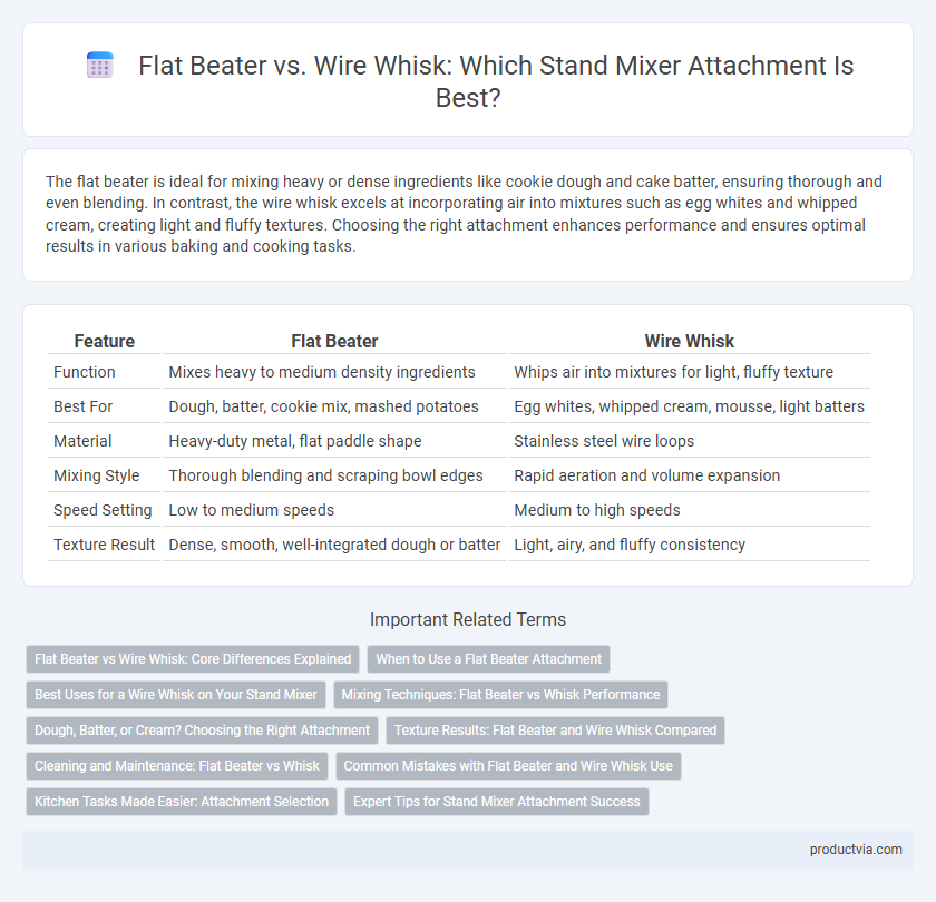 Flat Beater vs. Wire Whisk: Which Stand Mixer Attachment Is Best?
