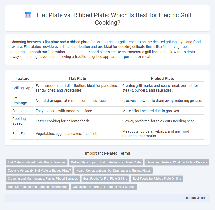 Flat Plate vs. Ribbed Plate: Which Is Best for Electric Grill Cooking?