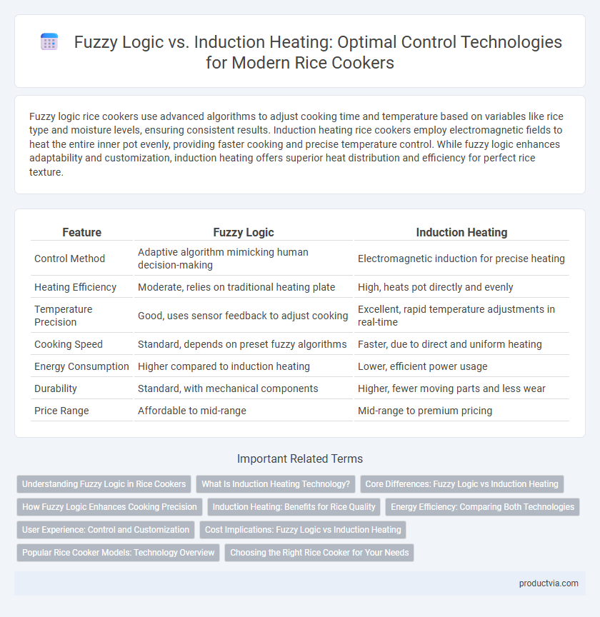 Fuzzy Logic vs. Induction Heating: Optimal Control Technologies for Modern Rice Cookers