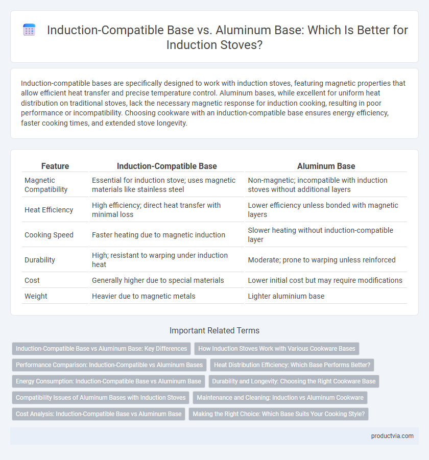 Induction-Compatible Base vs. Aluminum Base: Which Is Better for Induction Stoves?