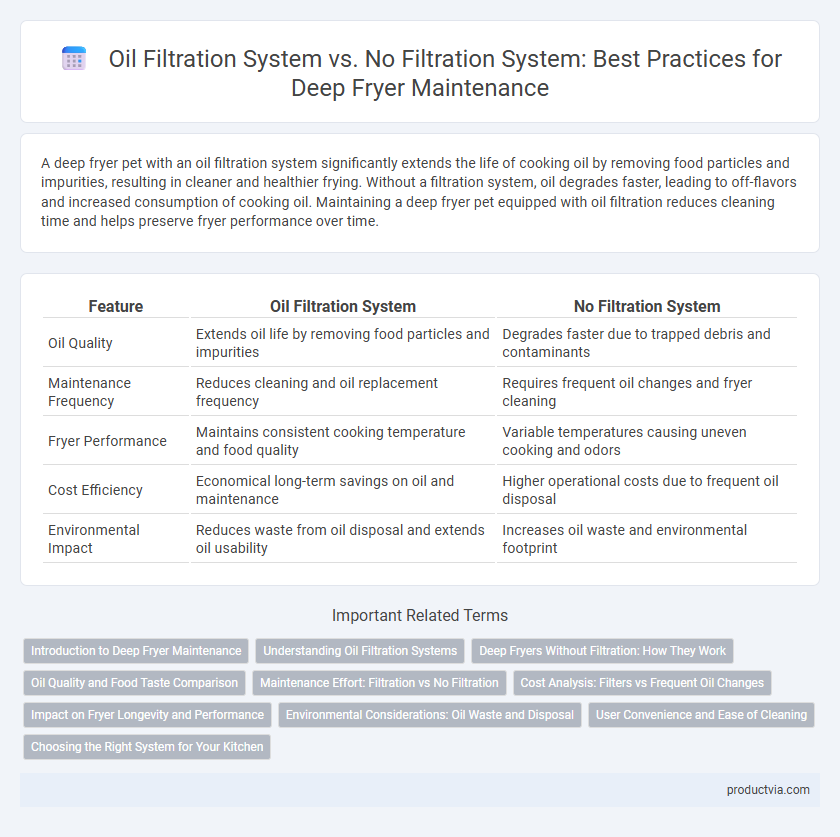 Oil Filtration System vs. No Filtration System: Best Practices for Deep Fryer Maintenance