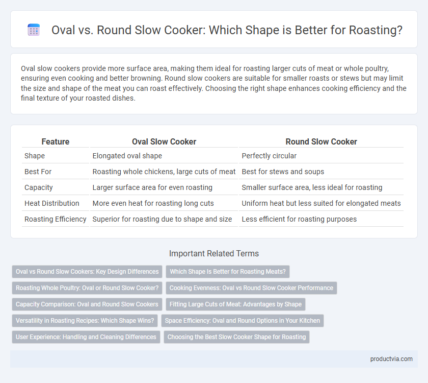 Oval vs. Round Slow Cooker: Which Shape is Better for Roasting?