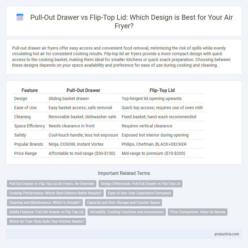 Pull-Out Drawer vs Flip-Top Lid: Which Design is Best for Your Air Fryer?