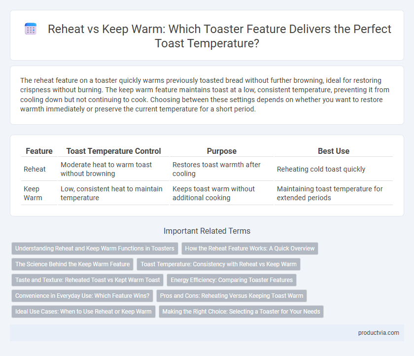 Reheat vs Keep Warm: Which Toaster Feature Delivers the Perfect Toast Temperature?